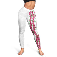Hawaii Aalii Lei Leggings Aalii Ku Makani