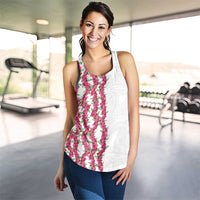 Hawaii Aalii Lei Women Racerback Tank Aalii Ku Makani