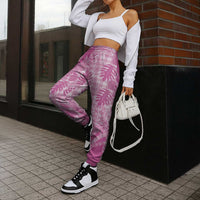 Hawaii Breadfruit Palaka Jogger Pants Omaomao Ulaula Maile Lei - Polynesian Pride