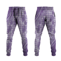 Hawaii Breadfruit Palaka Jogger Pants Poni Maile Lei - Polynesian Pride