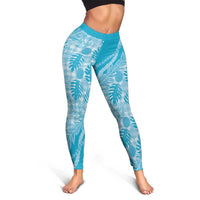 Hawaii Breadfruit Palaka Leggings Polu Maile Lei - Polynesian Pride