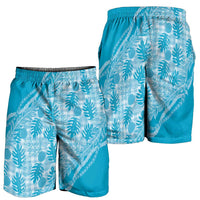 Hawaii Breadfruit Palaka Shorts for Men Polu Maile Lei - Polynesian Pride