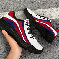Hawaii Chunky Sneakers Flag-Inspired Curve Style