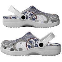 Hawaii Clogs Shoes Barkcloth Pattern Vintage Style - Polynesian Pride