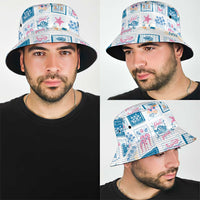 Hawaii Coastal Summer Postcard Bucket Hat
