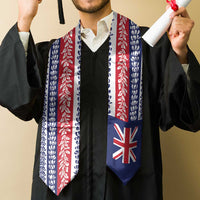 Hawaii Graduation Stole Hawaiian Flag With Leis
