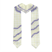 Hawaii Honohono Palaka Motifs Graduation Stole Hawaiian Orchid Lei LT14 - Polynesian Pride