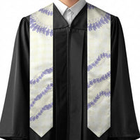 Hawaii Honohono Palaka Motifs Graduation Stole Hawaiian Orchid Lei LT14 - Polynesian Pride