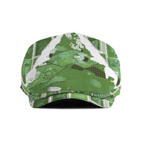 Hawaii Japanese Culture Sage Green Jeff Hat Spring Cranes Aloha Pattern LT01 Sage - Polynesian Pride