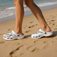 Hawaii Maile Lei Clogs Shoes Aloha The Grey Color LT03 - Polynesian Pride