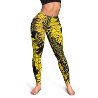 Hawaii Oahu Ilima Lei Leggings
