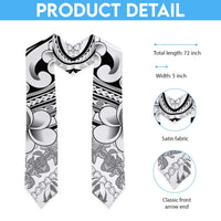 Hawaii Plumeria Lokelani Pikake Lei Graduation Stole Ele'ele Polynesian Tattoo