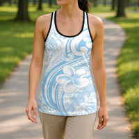 Hawaii Plumeria Lokelani Pikake Lei Hollow Tank Top Uliuli Polynesian Tattoo