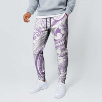 Hawaii Plumeria Lokelani Pikake Lei Jogger Pants Poni Polynesian Tattoo