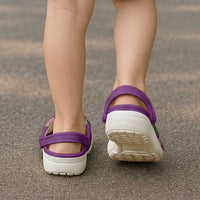 Hawaiian and Japanese Culture Together Clogs Shoes Purple Ohia Lehua Plumeria and Sakura Blooming - Polynesian Pride