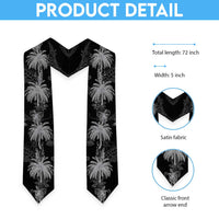 Hawaiian Honu And Surfboards Graduation Stole Silver Style LT05 - Polynesian Pride