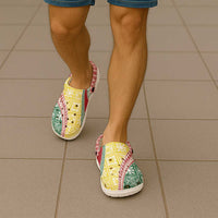 Hawaiian Quilt Pattern Clogs Shoes Special Color Mixed - Polynesian Pride