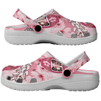 Japanese Daruma Doll Palaka Clogs Shoes Cherry Blossoms With Shell Lei