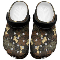 Javanese Batik Semen Clogs Shoes Indonesian Traditional Pattern