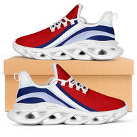 Kiribati Clunky Sneakers Flag-Inspired Curve Style