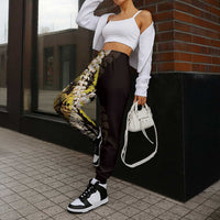 Kula Aloha Hawaii Lei Jogger Pants Tropical Flowers Elegant Vibe - Polynesian Pride