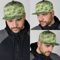 Lime Palaka Hawaii Cowboy Snapback Cap Puakenikeni Lei Paniolo Papale Seamless Vibes - Polynesian Pride