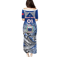 Custom Samoa Rugby Family Matching Puletasi Dress and Hawaiian Shirt Toa Samoa Myriad Patterns LT01 - Polynesian Pride