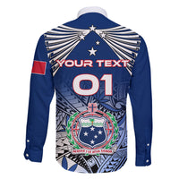 Custom Samoa Rugby Family Matching Tank Maxi Dress and Hawaiian Shirt Toa Samoa Myriad Patterns LT01 - Polynesian Pride