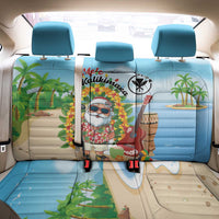 Hawaii Golf Christmas Back Car Seat Cover Mele Kalikimaka Funny Golfer Santa - Polynesian Pride