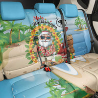 Hawaii Golf Christmas Back Car Seat Cover Mele Kalikimaka Funny Golfer Santa - Polynesian Pride