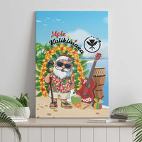 Hawaii Golf Christmas Canvas Wall Art Mele Kalikimaka Funny Golfer Santa - Polynesian Pride