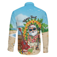 Personalized Hawaii Golf Christmas Family Matching Mermaid Dress and Hawaiian Shirt Mele Kalikimaka Funny Golfer Santa LT01 - Polynesian Pride
