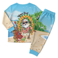 Personalized Hawaii Golf Christmas Pajama Set Mele Kalikimaka Funny Golfer Santa - Polynesian Pride