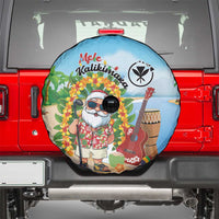 Hawaii Golf Christmas Spare Tire Cover Mele Kalikimaka Funny Golfer Santa - Polynesian Pride