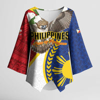 Personalized Philippines Kimono Sleeve Blouse Filipino Araw ng Kalayaan