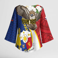 Personalized Philippines Kimono Sleeve Blouse Filipino Araw ng Kalayaan
