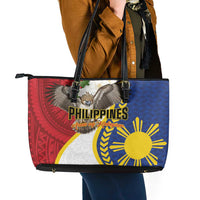 Philippines Leather Tote Bag Filipino Araw ng Kalayaan