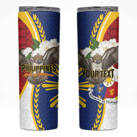 Personalized Philippines Skinny Tumbler Filipino Araw ng Kalayaan LT01 Multicolor - Polynesian Pride