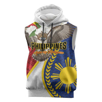 Personalized Philippines Sleeveless Hoodie Filipino Araw ng Kalayaan