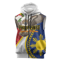 Personalized Philippines Sleeveless Zip Hoodie Filipino Araw ng Kalayaan