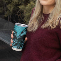 Aotearoa Tumbler Cup Maori Kiwi Turquoise Fern