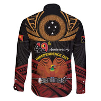 Papua New Guinea Bird of Paradise Family Matching Off Shoulder Short Dress and Hawaiian Shirt 16 September 1975 Independence Day Anniversary LT01 - Polynesian Pride