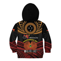 Papua New Guinea Bird of Paradise Kid Hoodie 16 September 1975 Independence Day Anniversary