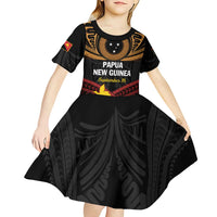 Papua New Guinea Bird of Paradise Kid Short Sleeve Dress 16 September 1975 Independence Day Anniversary