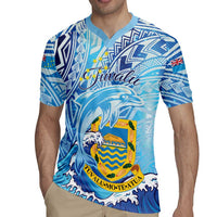 Tuvalu mo te Atua Rugby Jersey Tuvalu Dolphin Polynesian Pattern
