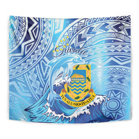 Tuvalu mo te Atua Tapestry Tuvalu Dolphin Polynesian Pattern LT01 - Polynesian Pride