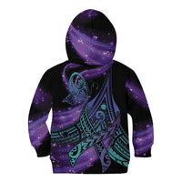 In September We Wear Teal And Purple Kid Hoodie Magic Ribbon Semicolon