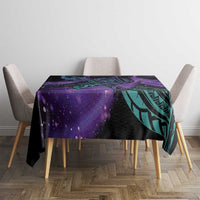 In September We Wear Teal And Purple Tablecloth Magic Ribbon Semicolon