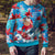 Hawaii Christmas Ugly Christmas Sweater Santa Claus Surfing Kakau Tropical Style LT01 - Polynesian Pride