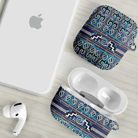 Maori Matariki AirPods Case Blue Galaxy Aesthetic Koru Art
